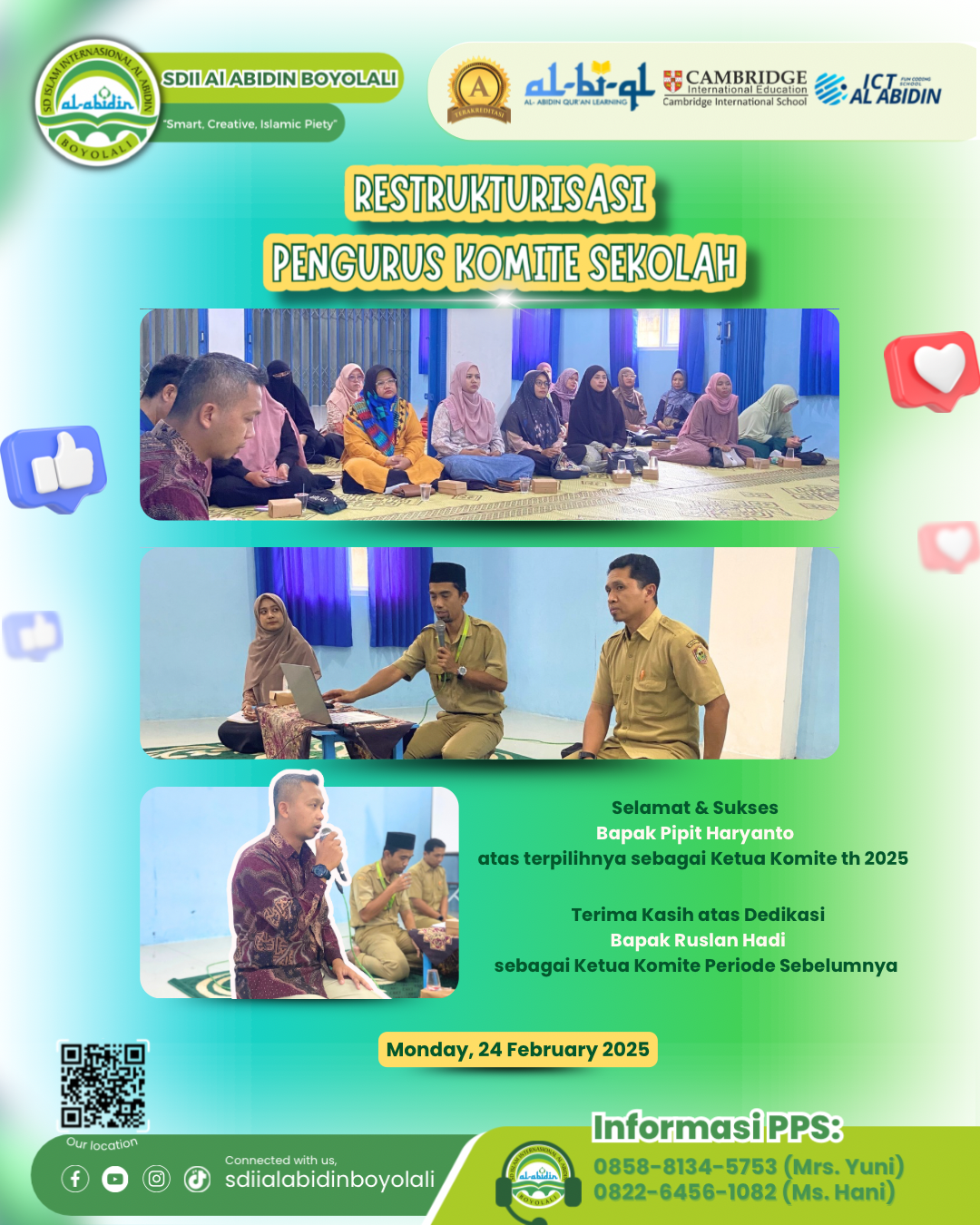Restructuring of the SDII Al Abidin Boyolali Committee Management 2025