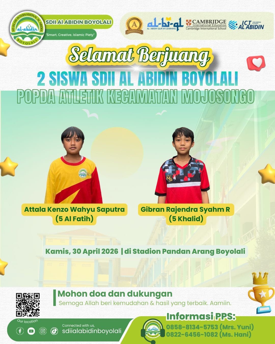 POPDA Atletik Kecamatan Mojosongo Boyolali