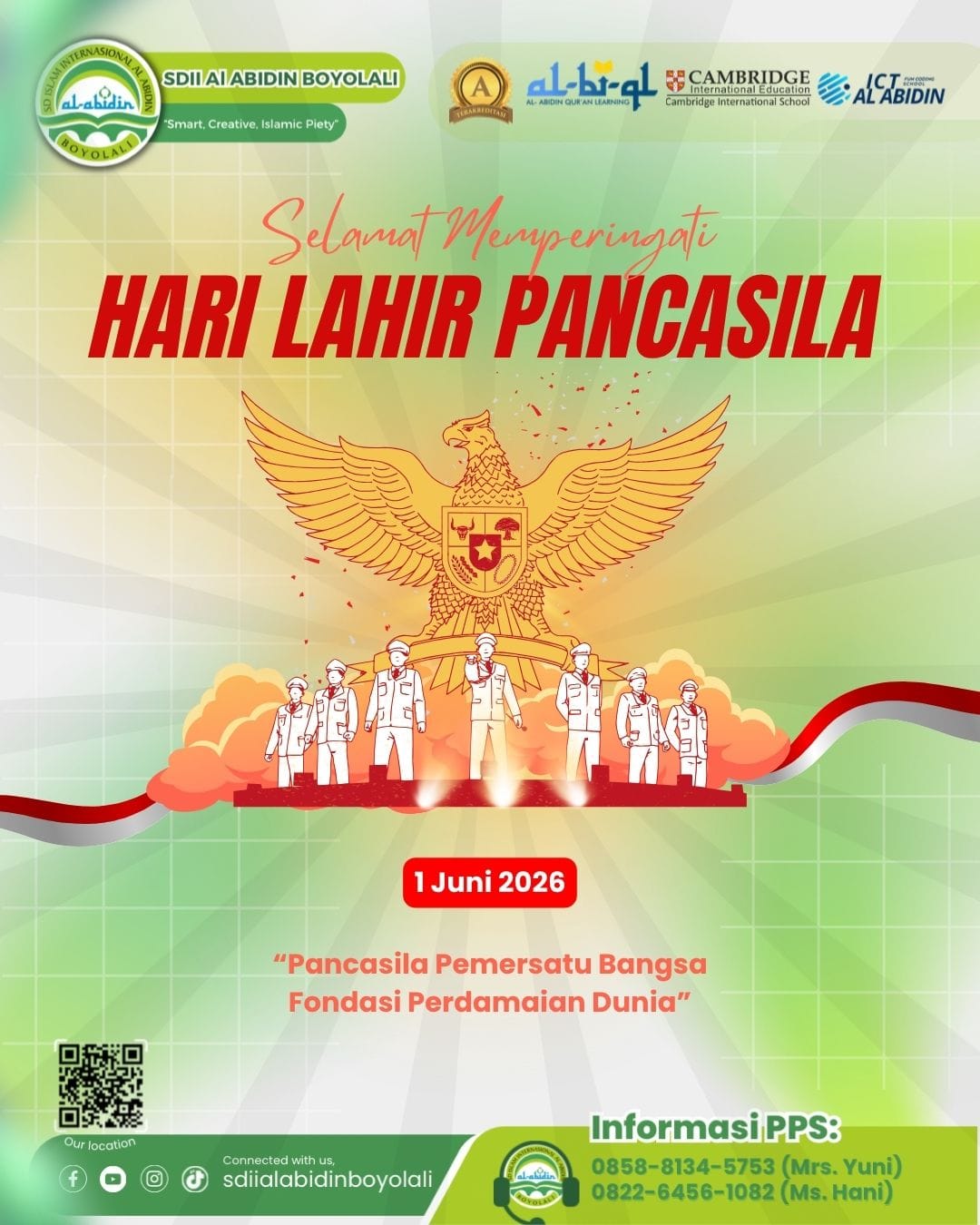 Selamat Hari Lahir Pancasila 1 Juni 2026